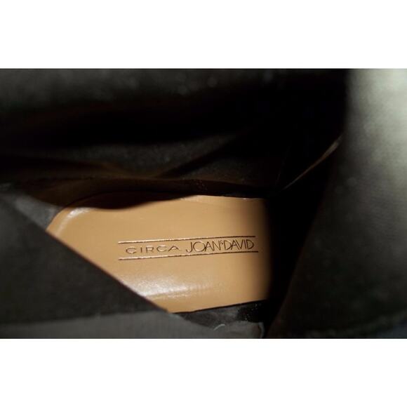 Circa Joan & David Gray Suede Knee High CJENTERTAIN Buckle Detail Boots 7.5 M - Picture 9 of 10